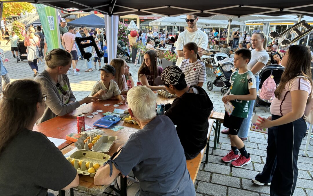 Kunterbuntes Wernau auf dem Stadtplatz